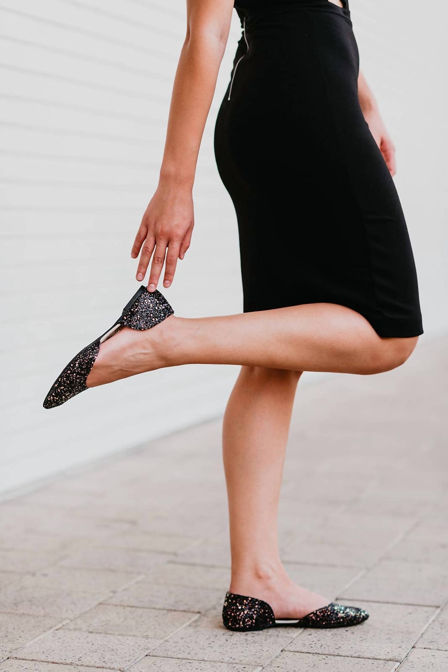 Блестящие туфли Glitz & Glam в черном цвете Rollasole — фото 3