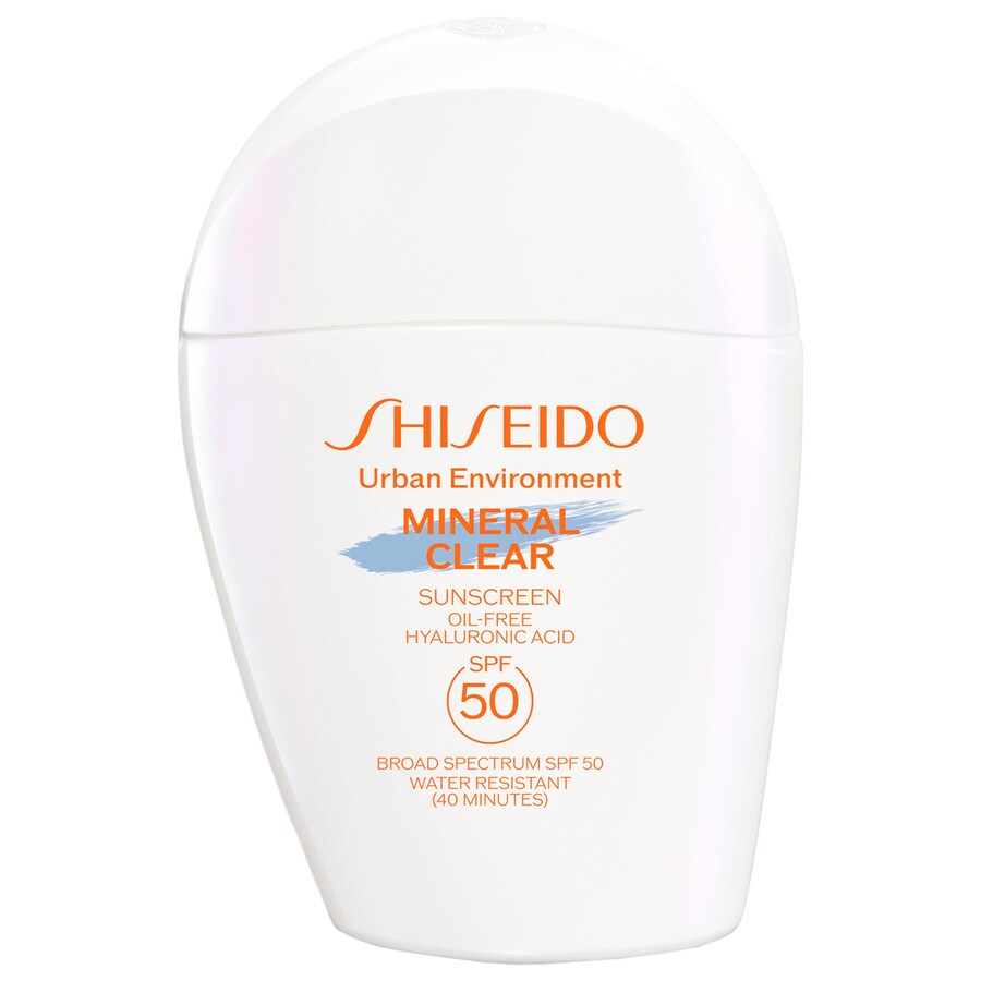 

Солнцезащитный крем Urban Environment Mineral Clear Sunscreen SPF 50 Shiseido, 1 oz/30 ml