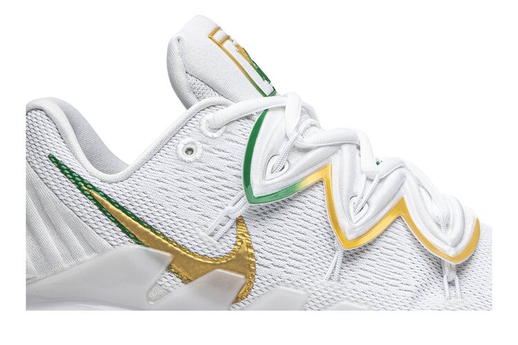 Кроссовки Nike Kyrie Irving x Nick Kyrgios x Air Zoom Vapor X 'Clover', белый — фото 2