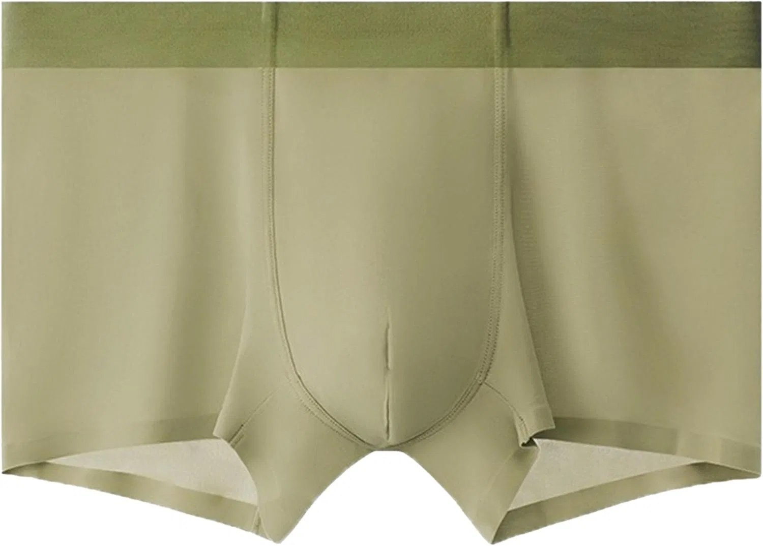 Боксеры, шелк, Olive Brown-1pc