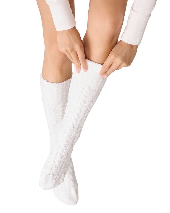 

Носки до колена из синели PJ Salvage, слоновая кость/кремовый