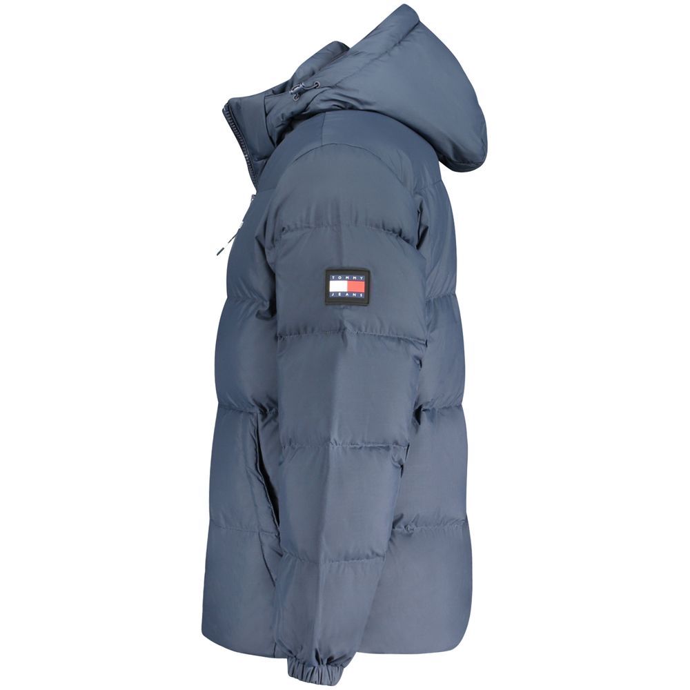 Синяя мужская куртка из полиэстера Tommy Hilfiger — фото 3