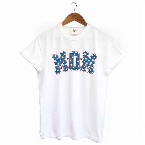 

Футболка varsity garment dyed Patriotic mom Simply Sage Market, White, Белый, Футболка varsity garment dyed Patriotic mom Simply Sage Market, White