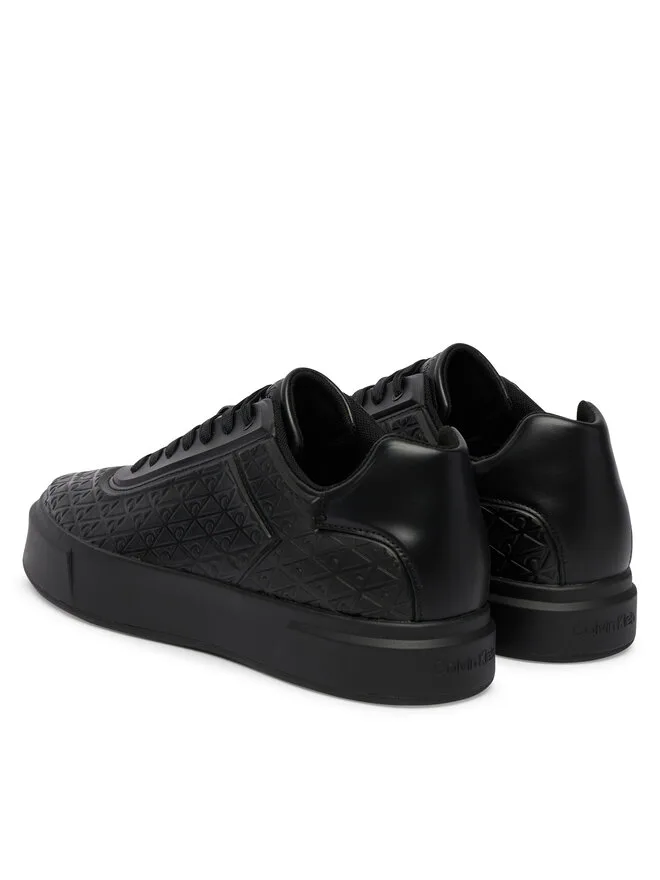 Calvin Klein Кроссовки Beasket Cup Oxf Lup Hf Aop Lth HM0HM02132, черный — фото 3
