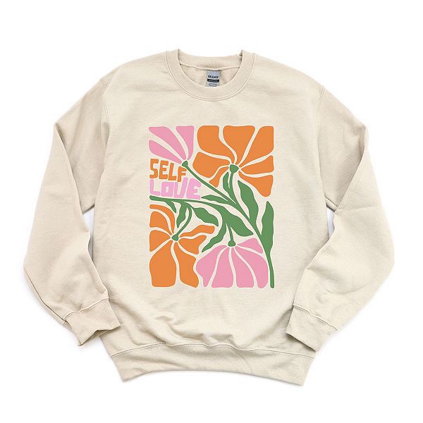 

Бохо свитшот с надписью self love Simply Sage Market, Dust