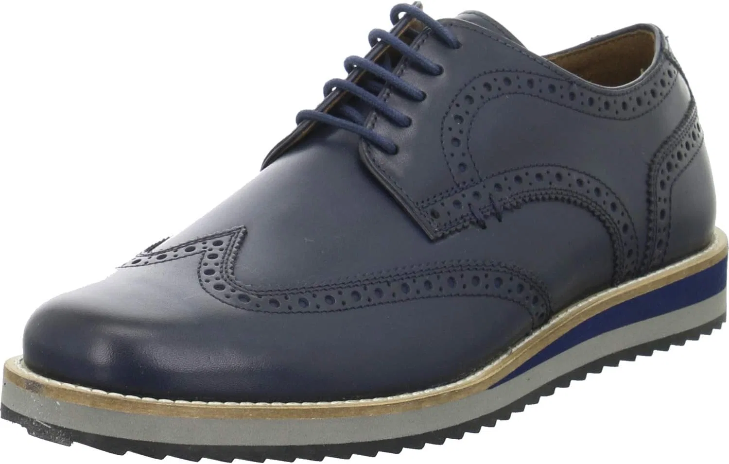 Josef Seibel Мужская Янник 01 Дерби, Blue 147 500