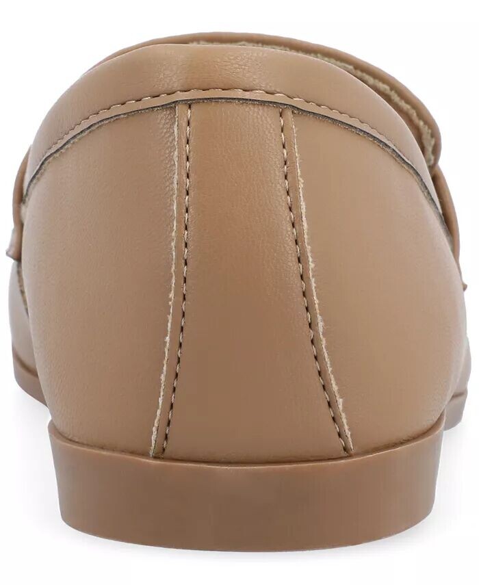Женские мокасины Myeesha Slip-On Journee Collection, коричневый/бежевый — фото 3