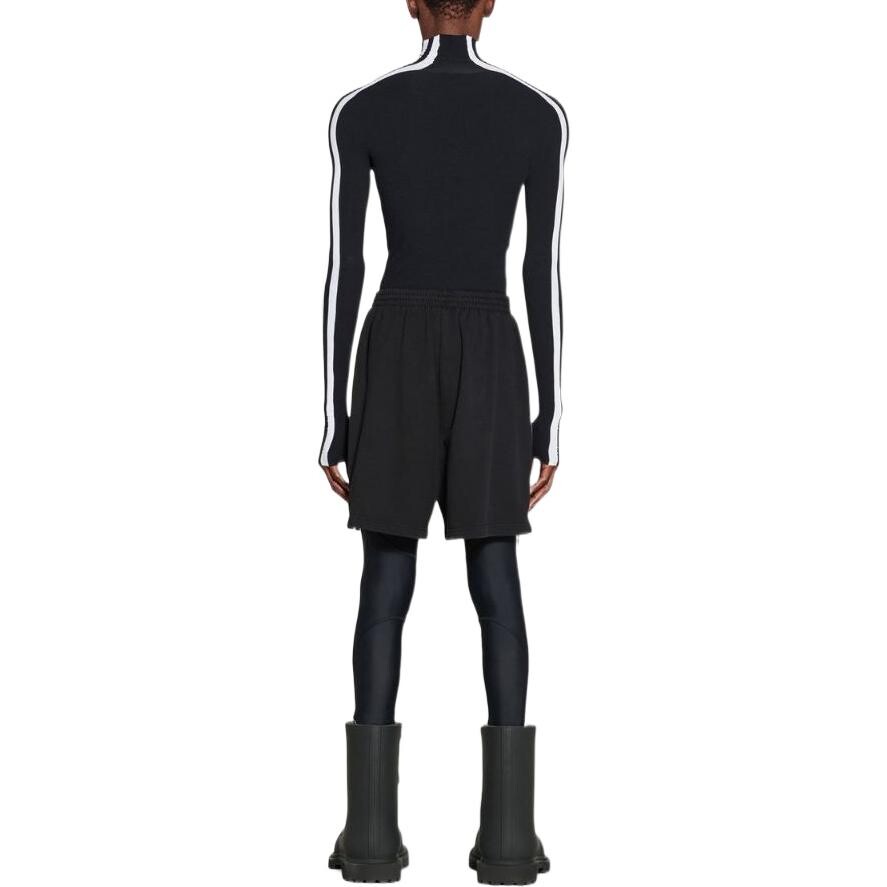 Шорты мужские Balenciaga x Adidas Unisex, черный / белый — фото 3