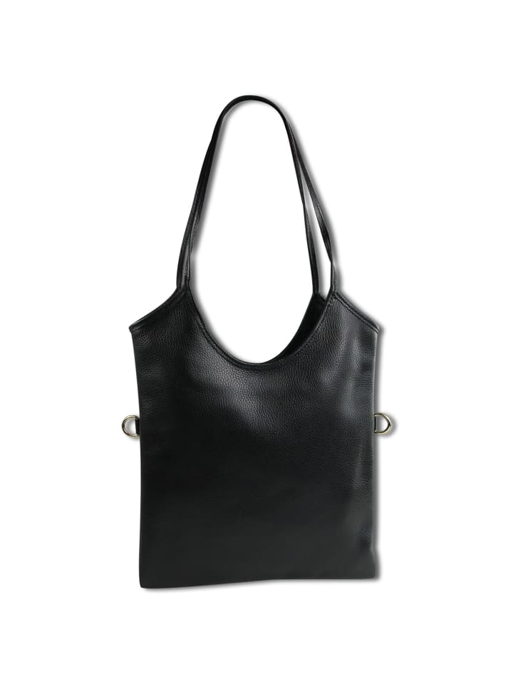 

Сумка через плечо Toscanto, кожа, черная, около 32 см Toscanto