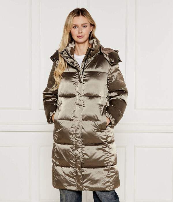 

Пуховик Calvin Klein Jeans длинный, золотой