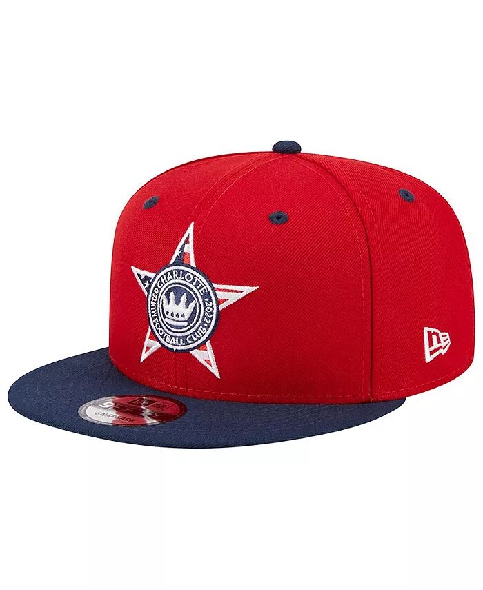 

Мужская красная кепка Charlotte FC Americana 9FIFTY Snapback New Era, красный