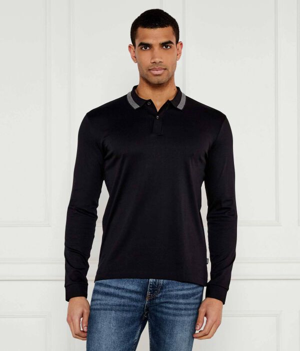 

Рубашка поло Slim fit Boss, черный