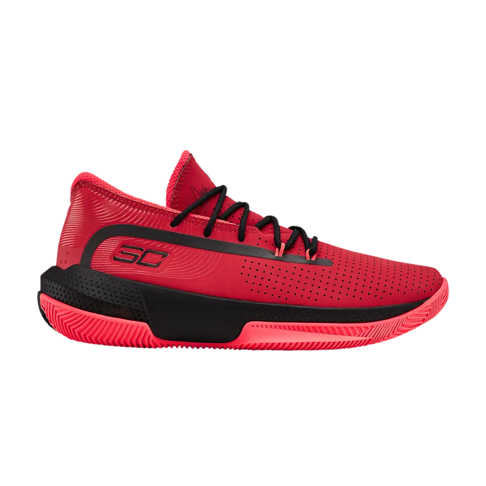 Кроссовки Curry 3Zer0 3 GS Under Armour, красный