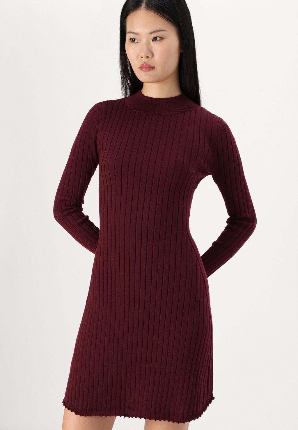 

Повседневное платье JDYERIKA O NECK SKATER DRESS JDY, бордовый