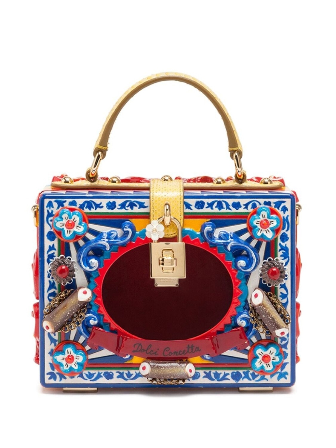

Dolce & Gabbana декорированная сумка-тоут, желтый