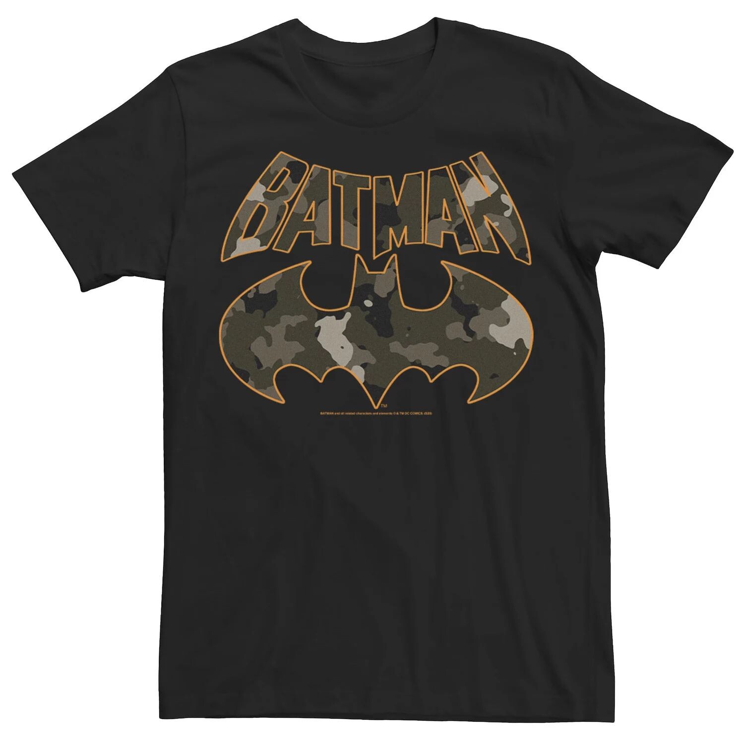

Мужская футболка с камуфляжным логотипом Batman Licensed Character