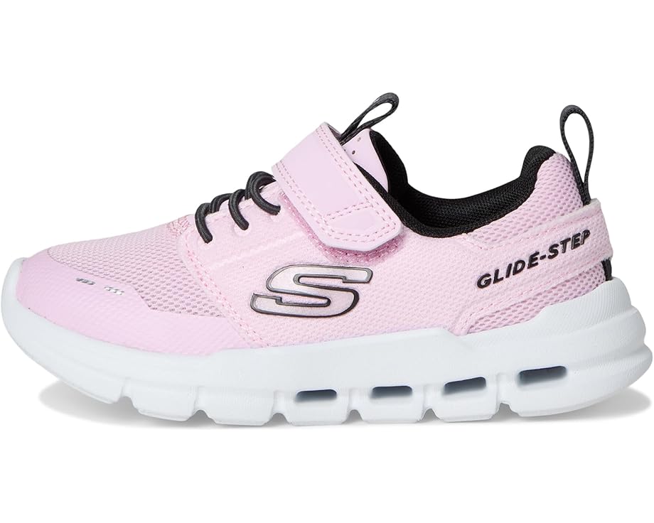 Женские кроссовки SKECHERS KIDS Glide-Step Flow (Little Kid/Big Kid), Light Pink — фото 4