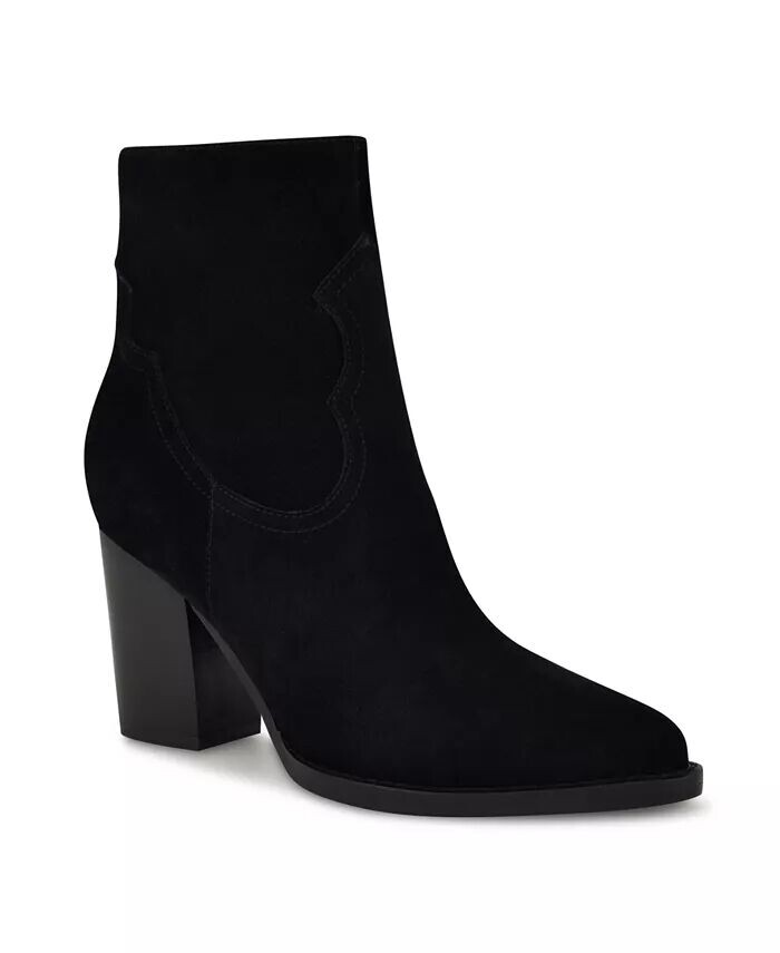 

Женские ботильоны Taytay с острым носком на блочном каблуке Nine West, черный