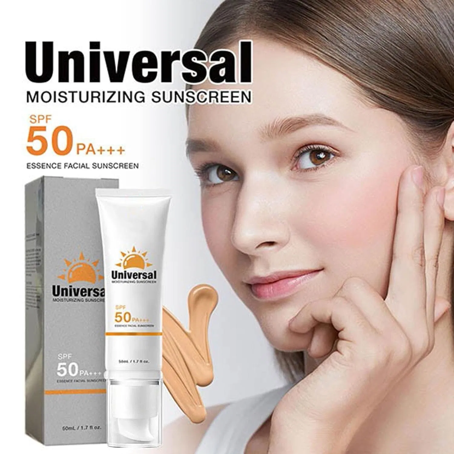 Тонирующий солнцезащитный крем для лица SPF 50, 1 штука 50 мл Radiantre, 1 Piece. — фото 2