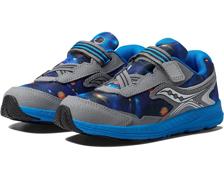 

Кроссовки Saucony Ride 10 Jr, цвет Grey/Blue/Space