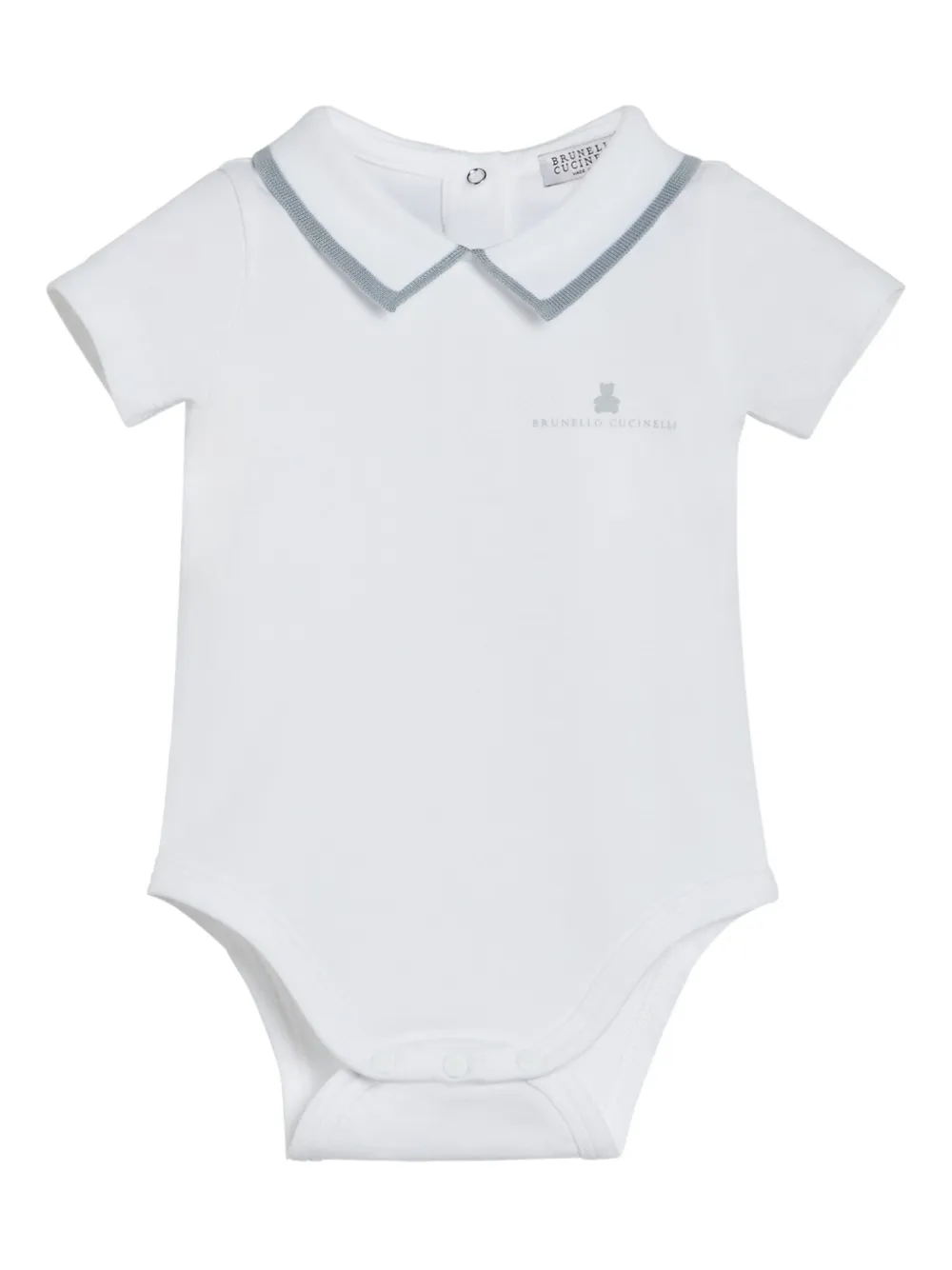 

Комплект из двух боди «Baby Bernie» Brunello Cucinelli Kids, синий