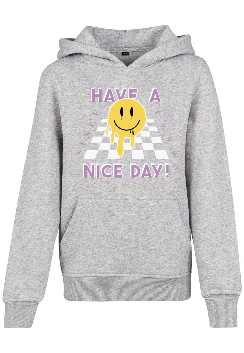 

Толстовка с капюшоном Mister Tee "Mister Tee Men's Kids Nice Day Hoodie" Mistertee, серый