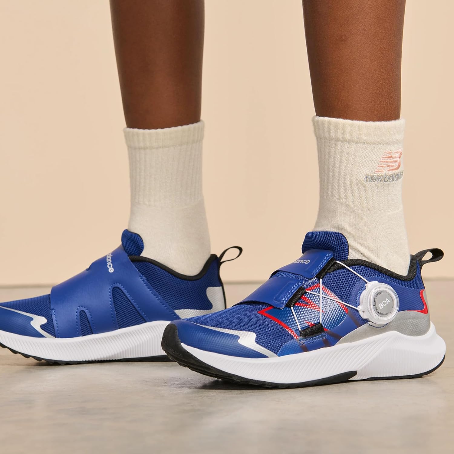 Кроссовки для бега New Balance Kids' DynaSoft Reveal V4 Boa, красный — фото 2