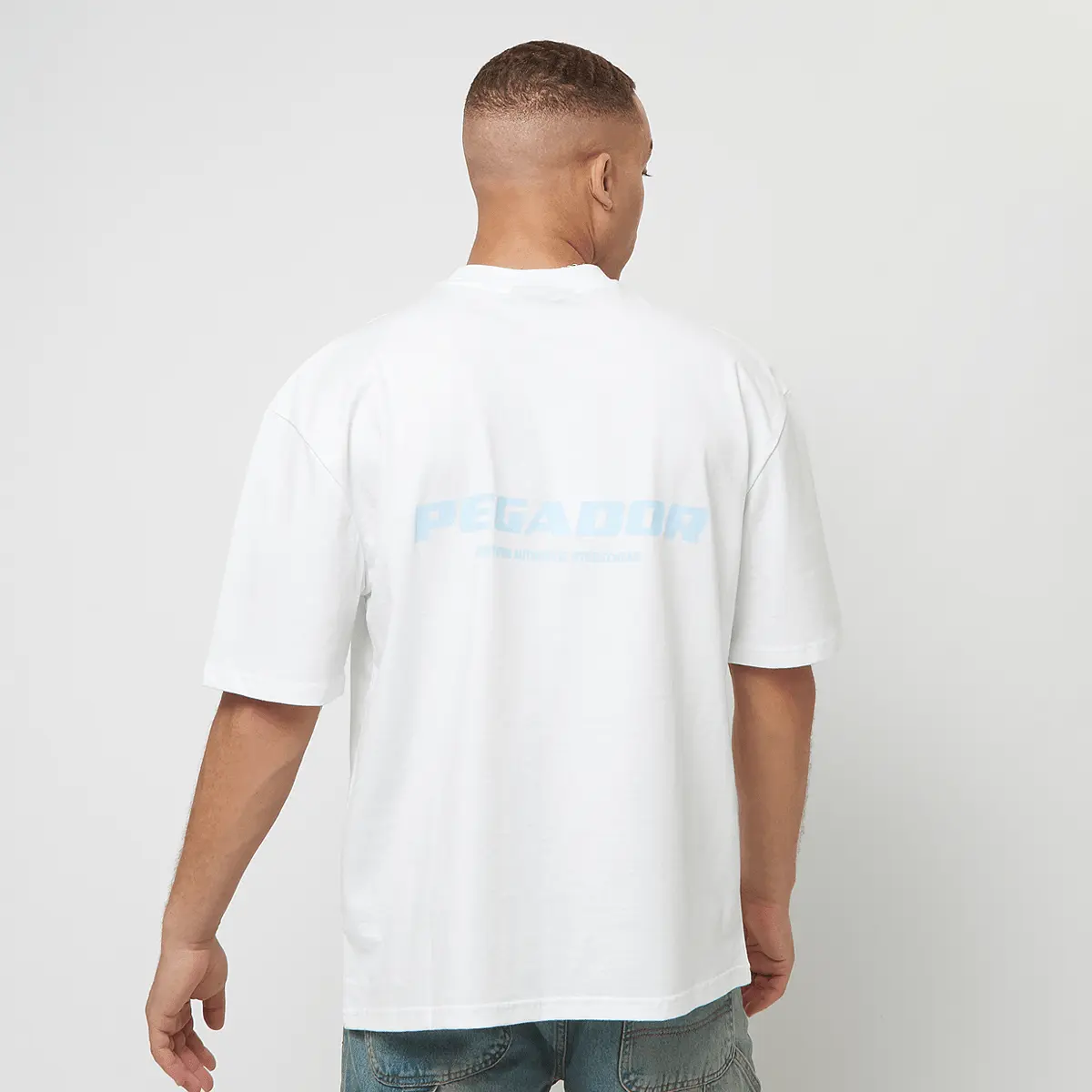 

Футболка Pegador Colne Logo Oversized Tee, белый/белый