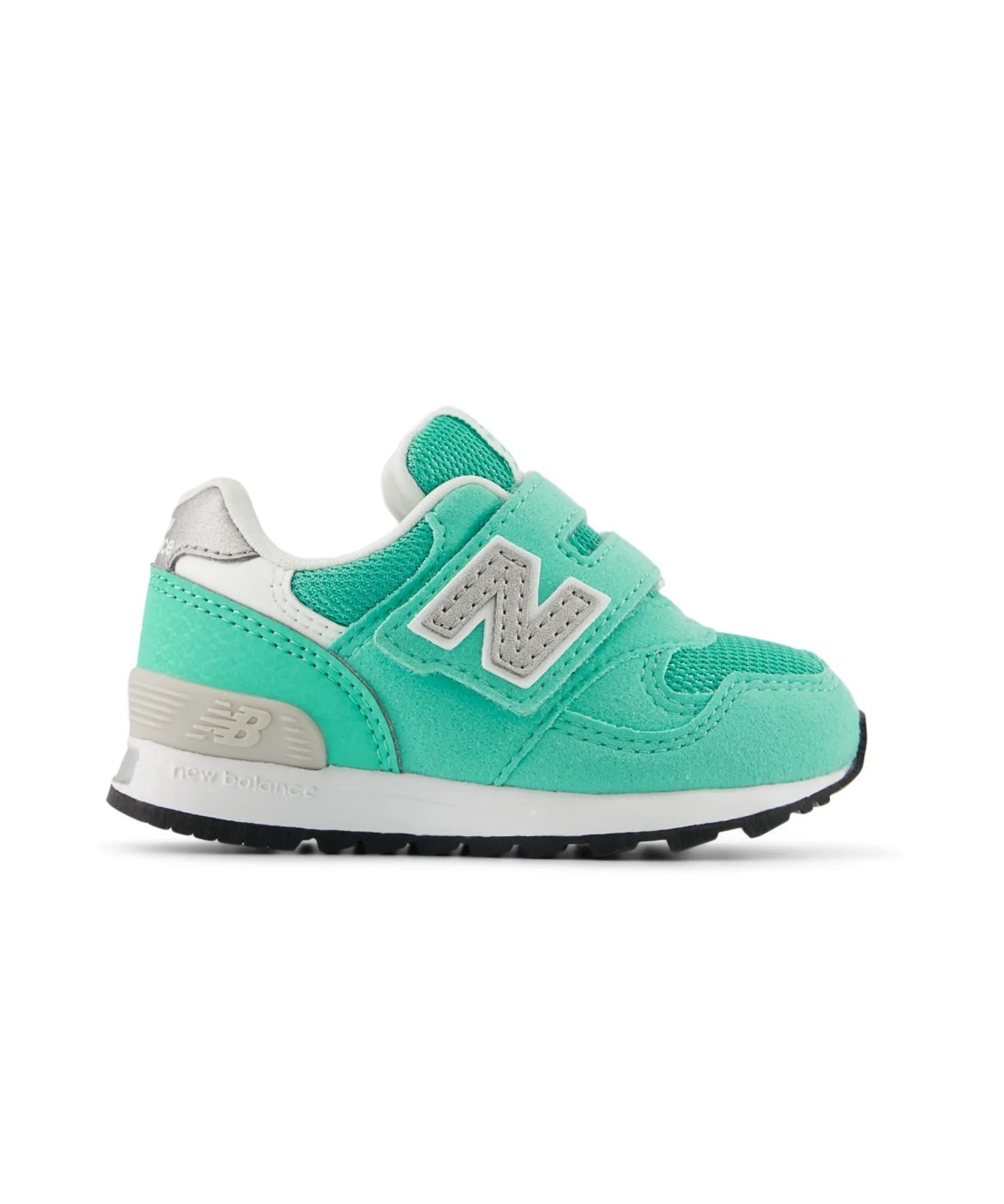 Детские кроссовки с липучкой 313 Hook and Loop New Balance зеленые