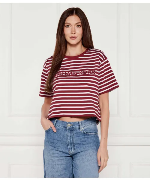 

Футболка Cropped fit Michael Kors, красный