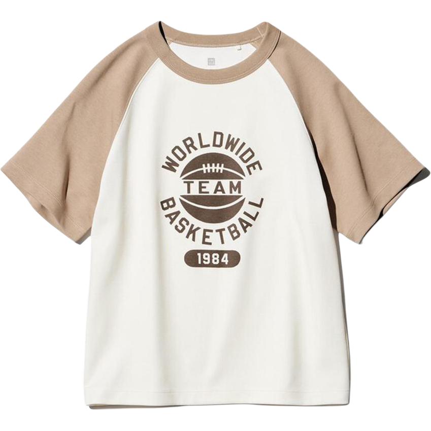 

Футболка для детей 3-7 лет UNIQLO, темно-бежевый