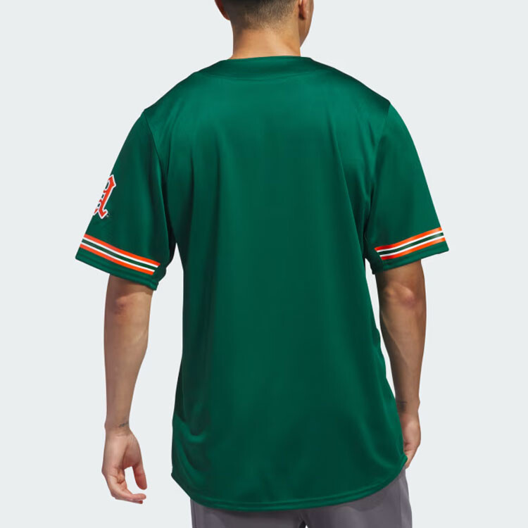 Бейсбольная майка Hurricanes мужская зеленая Adidas, зеленый — фото 3