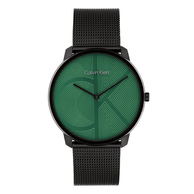 

Calvin Klein Часы Wrist Watch Quartz Movement Steel Strap 40mm Green Dial Unisex, Green