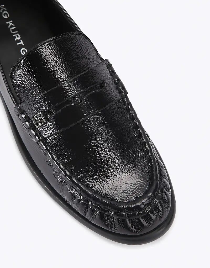 Туфли KG Kurt Geiger Mae на плоской подошве из черной кожи — фото 3