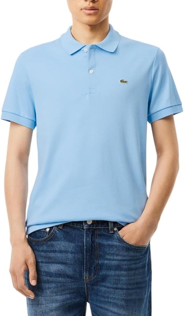 

Lacoste мужская спортивная поло с коротким рукавом Super Light, Overview Blue, Синий, Lacoste мужская спортивная поло с коротким рукавом Super Light, Overview Blue