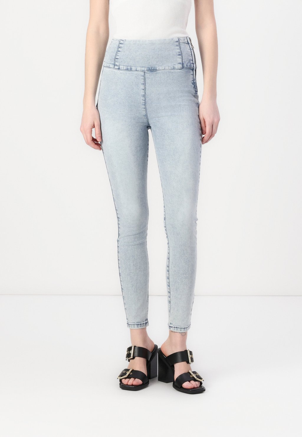 

Джеггинсы PANTALONI TROUSERS Patrizia Pepe, синий