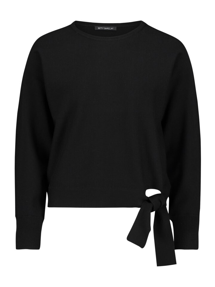 

Пуловер Betty Barclay Feinstrickpullover langarm, черный