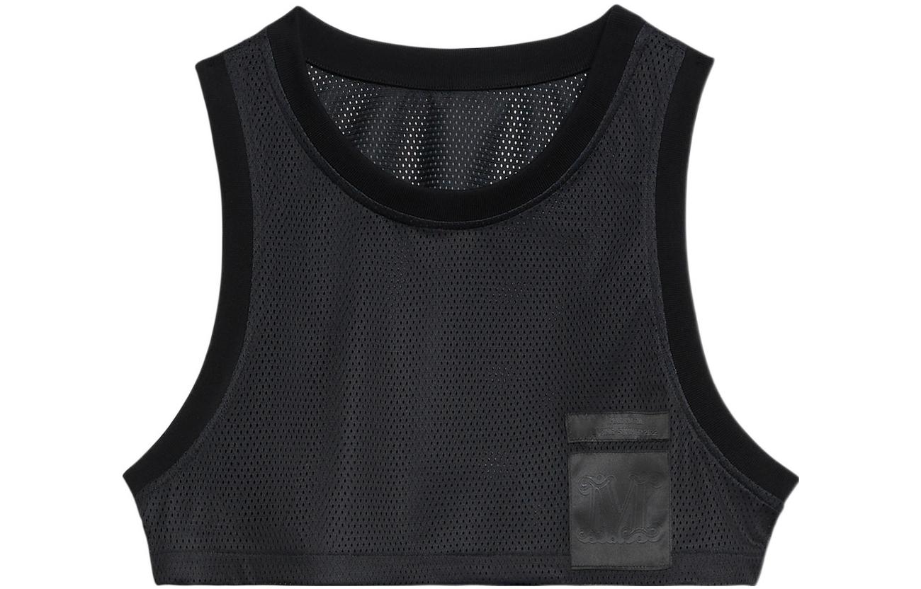 

Вязанный топ-бюстье женский черный MaxMara