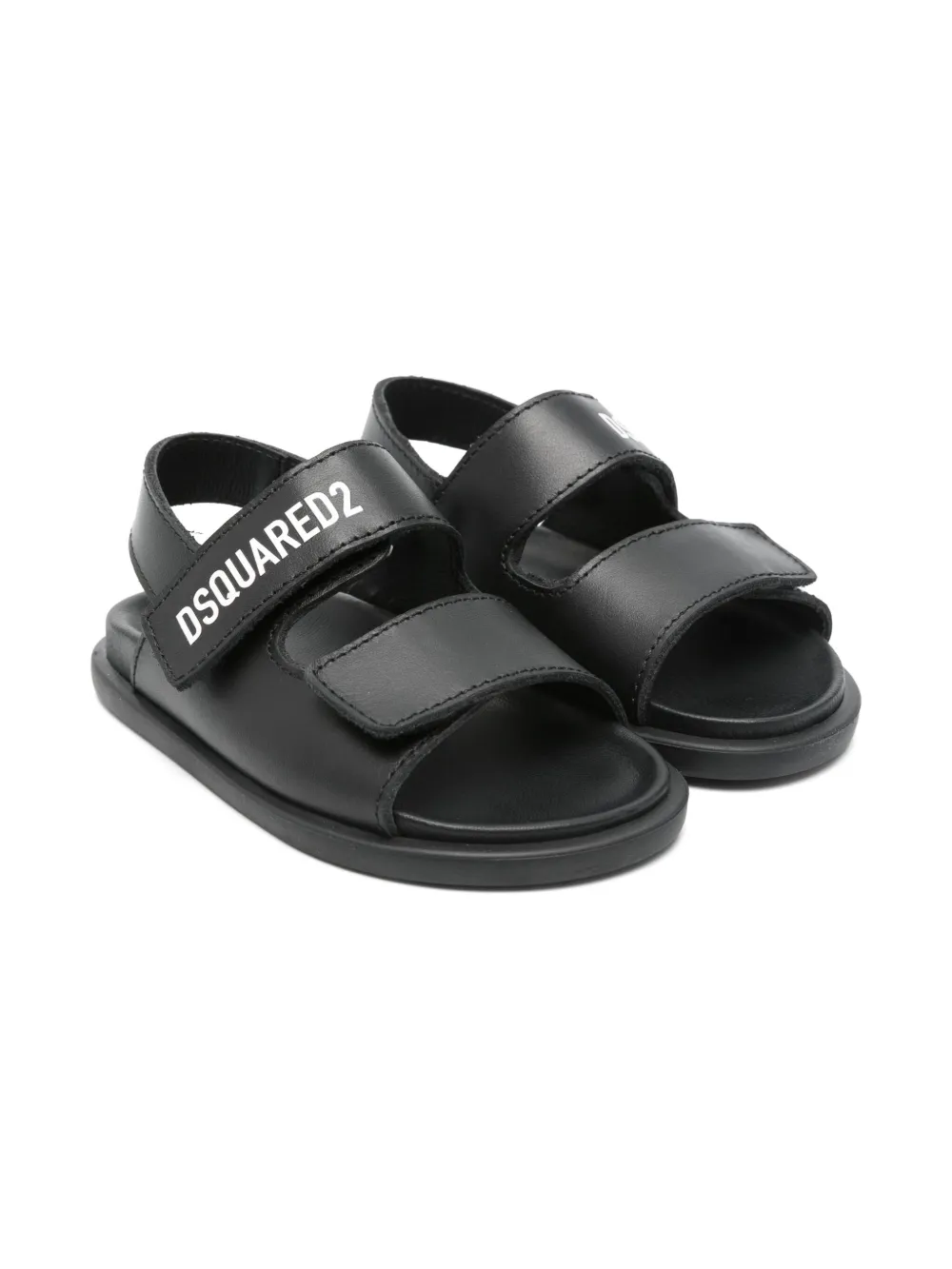

Сандалии на липучках DSQUARED2 KIDS, черный