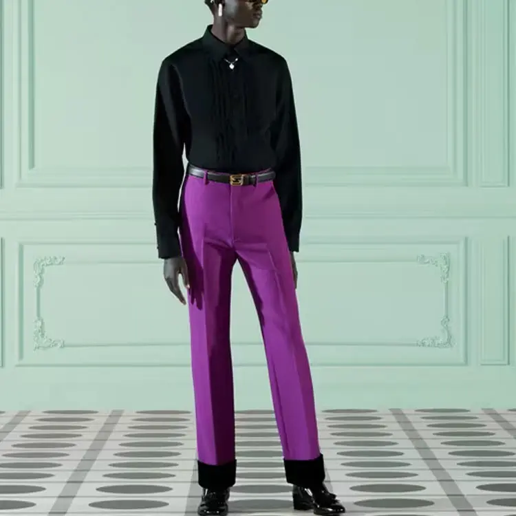 Рубашка мужская черная Gucci, черный — фото 4