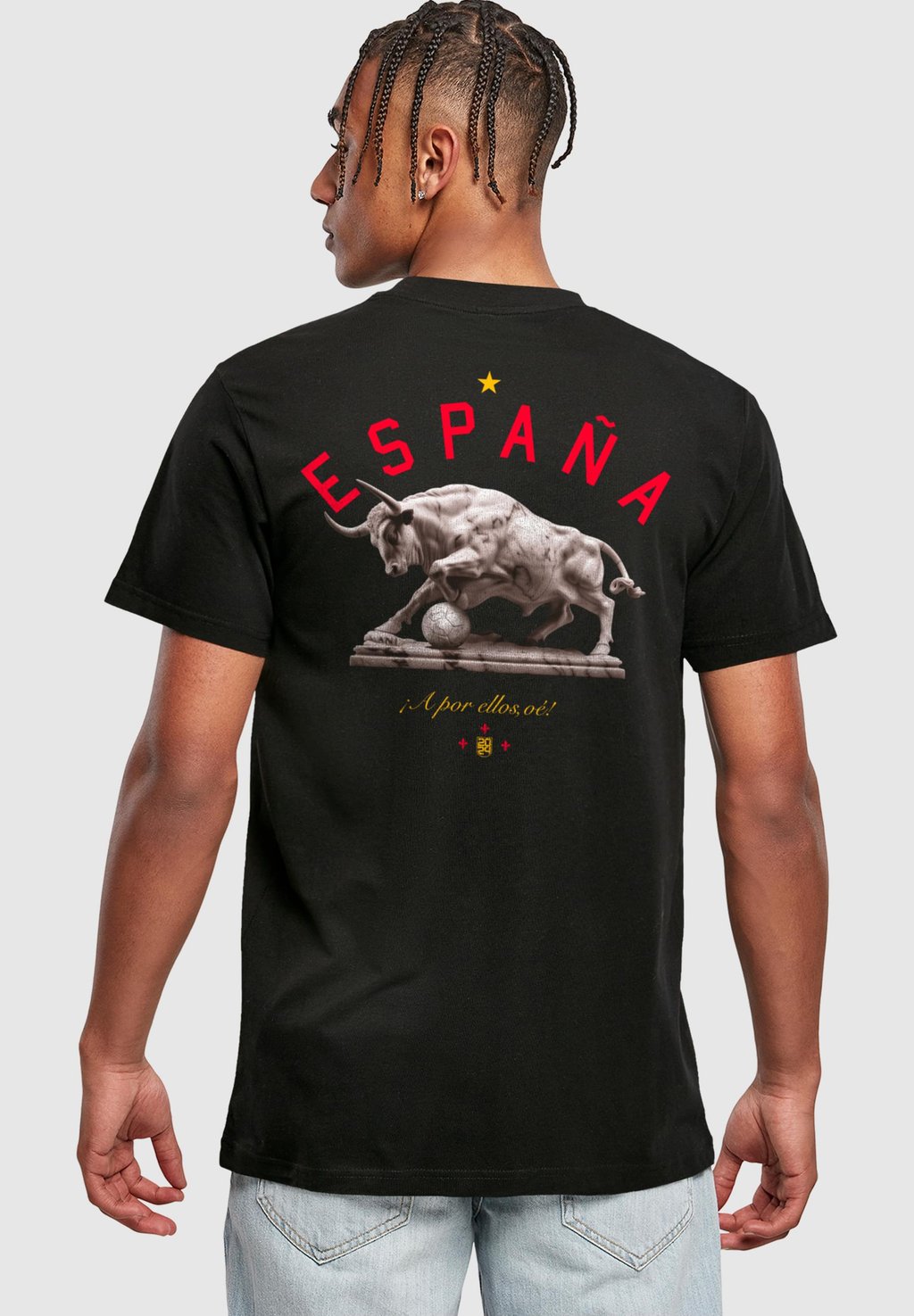 

Рубашка с принтом TORO ESPANOL Mister Tee, черный