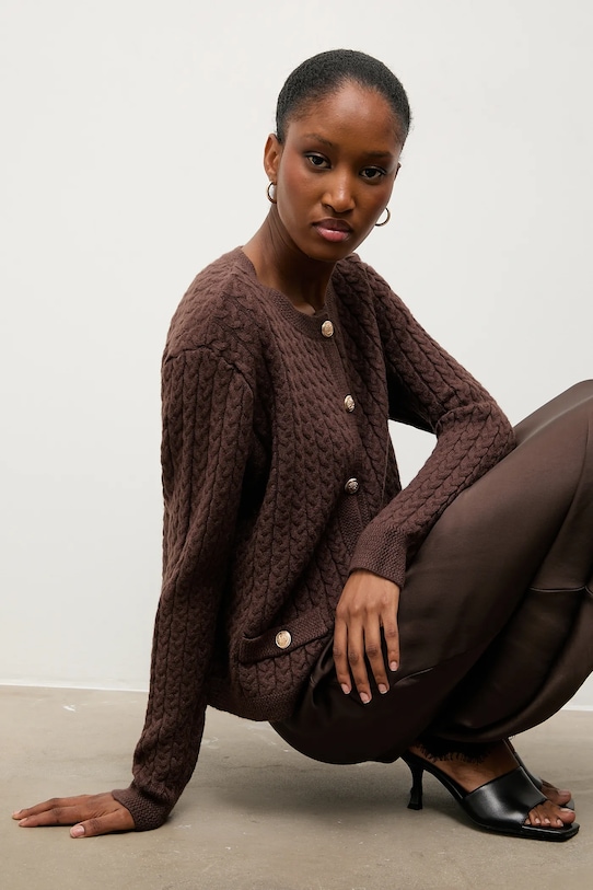 

Кардиган Answear.Lab, коричневый