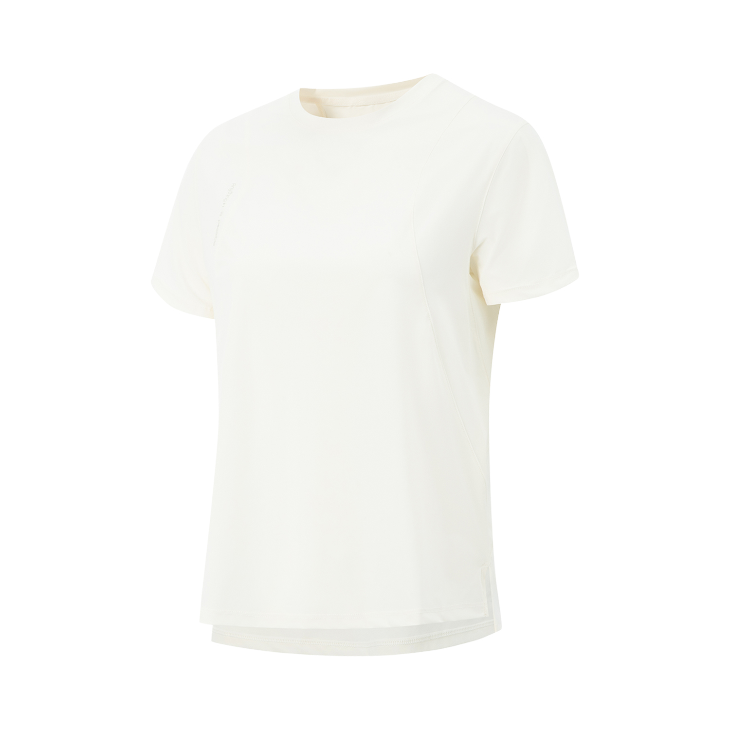 

LINING Футболка Fitness Series женская ivory, Бежевый, LINING Футболка Fitness Series женская ivory