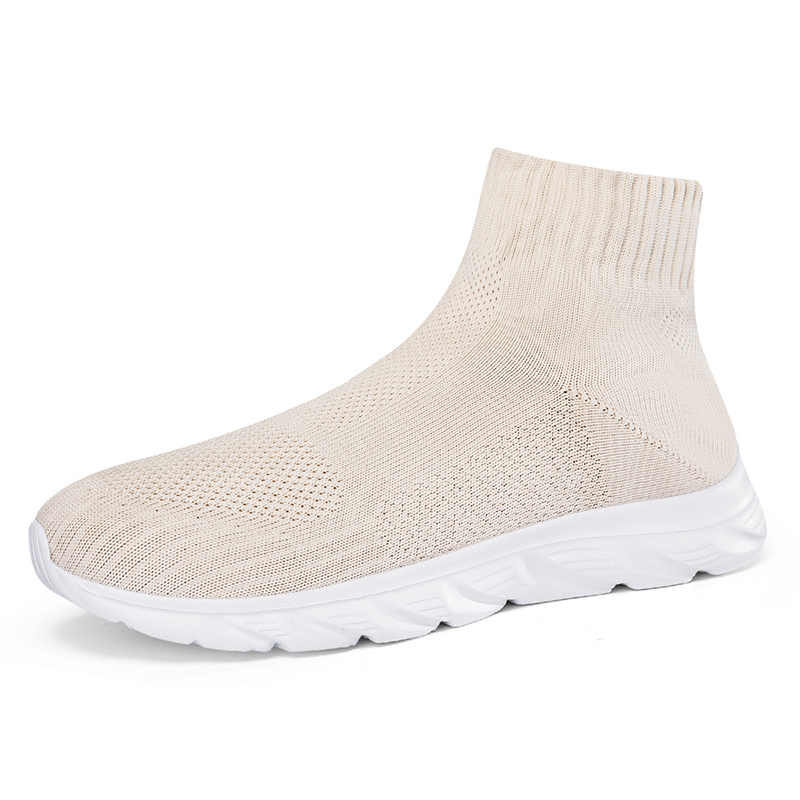 

Medd Высокие кэжуал кроссовки унисекс 222401 бежевые, цвет 222401 Beige