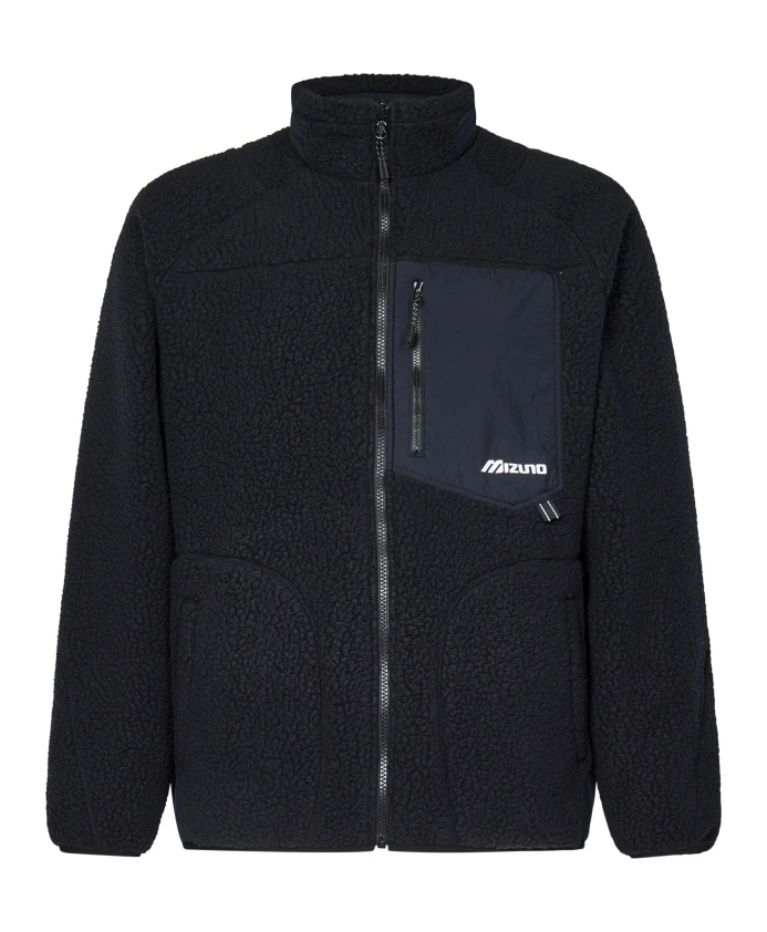 

Черная двусторонняя ветрозащитная куртка Mizuno, черный