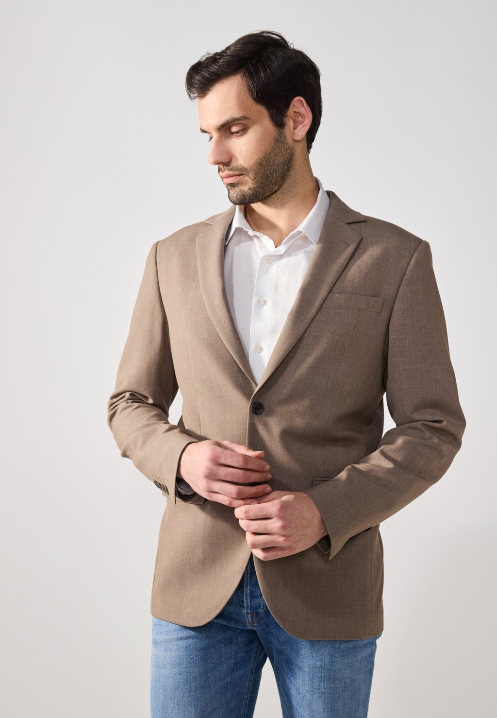 

Пиджак FORMAL BLAZER Pier One, бежевый