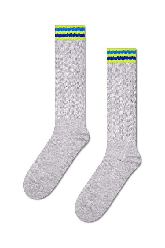 

Носки-кроссовки с напуском Happy Socks, серый