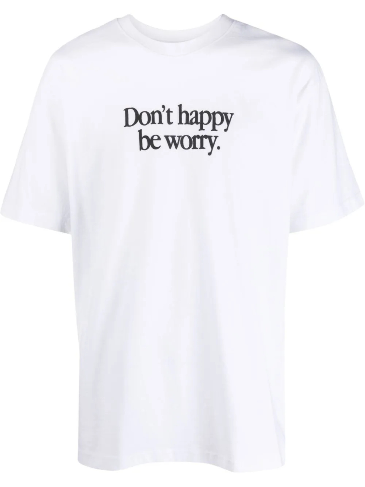 

MARKET футболка Don't Happy Be Worry, белый
