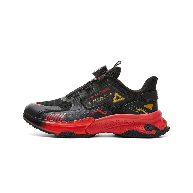 Кроссовки беговые детские PEAK Black/Red