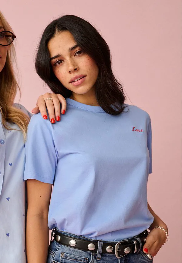 

Базовая футболка эсме Kaffe, Vista Blue, Синий, Базовая футболка эсме Kaffe, Vista Blue